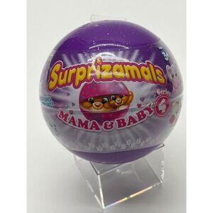 Surprizamals Mama & Baby Series 4 Mystery Plush Purple Glitter Ball SU03511 NEW